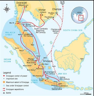 Srivijaya Empire's Domination over Maritime Trade Routes: A Catalyst for Cultural Exchange and Economic Prosperity in 7th Century Malaysia.